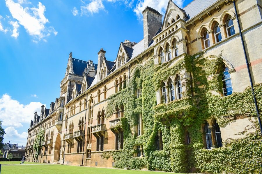 On campus